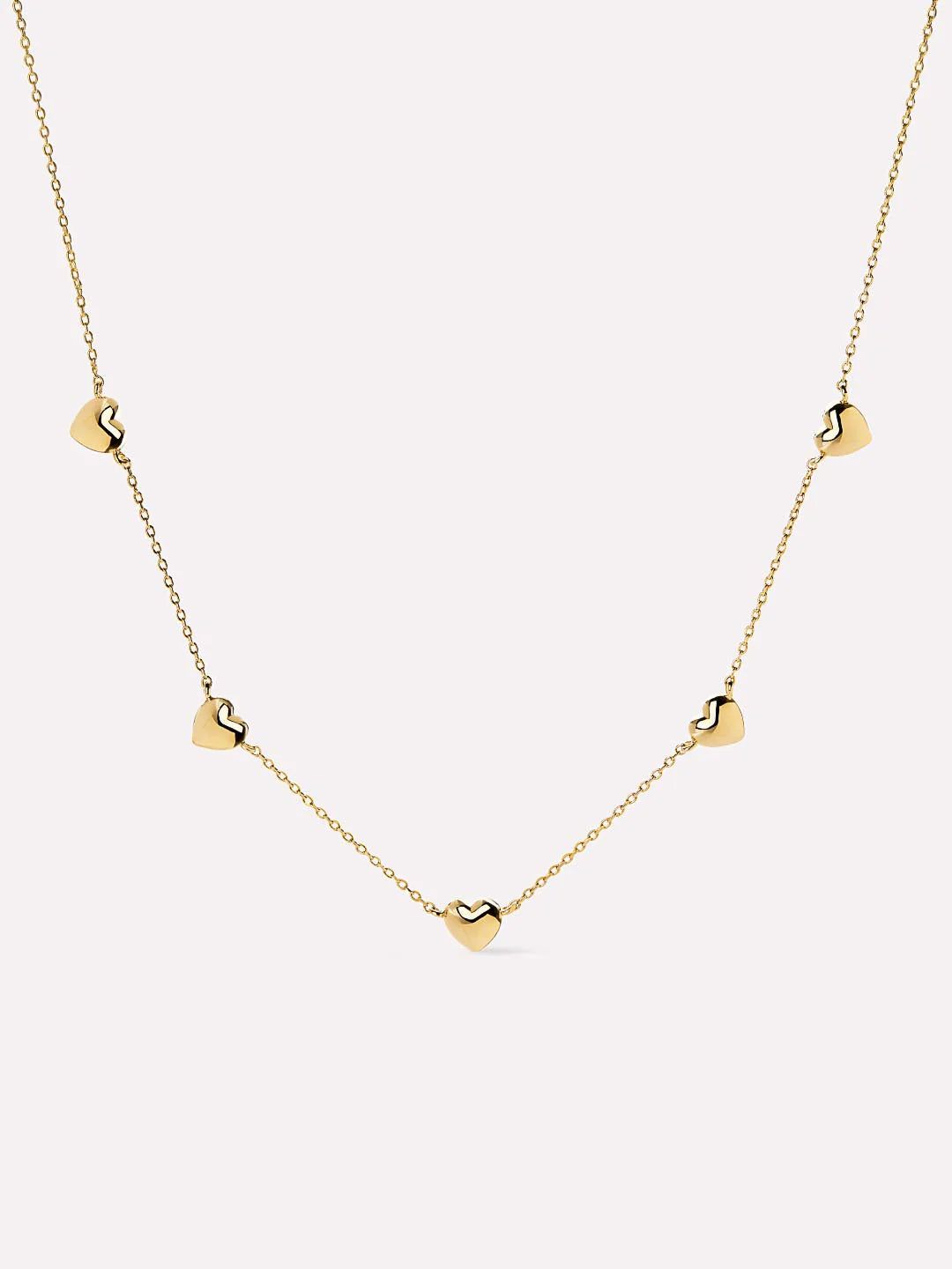 Ana Luisa Lev Mini Station Heart Necklace