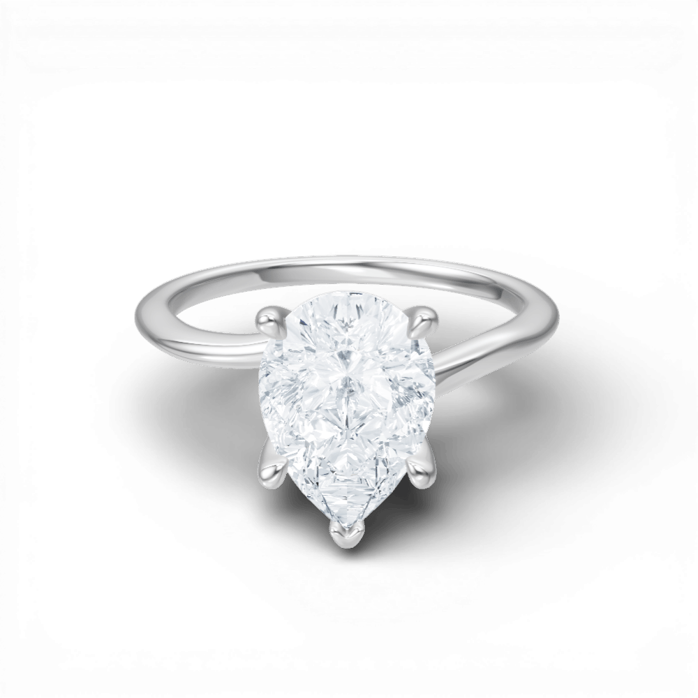 The Geneva / 0.19 Carat Pear Diamond