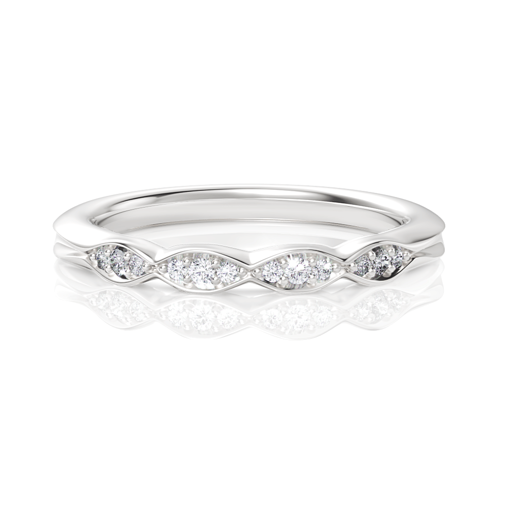 Women's 0.08 CTW Vintage Diamond Accent Wedding Ring