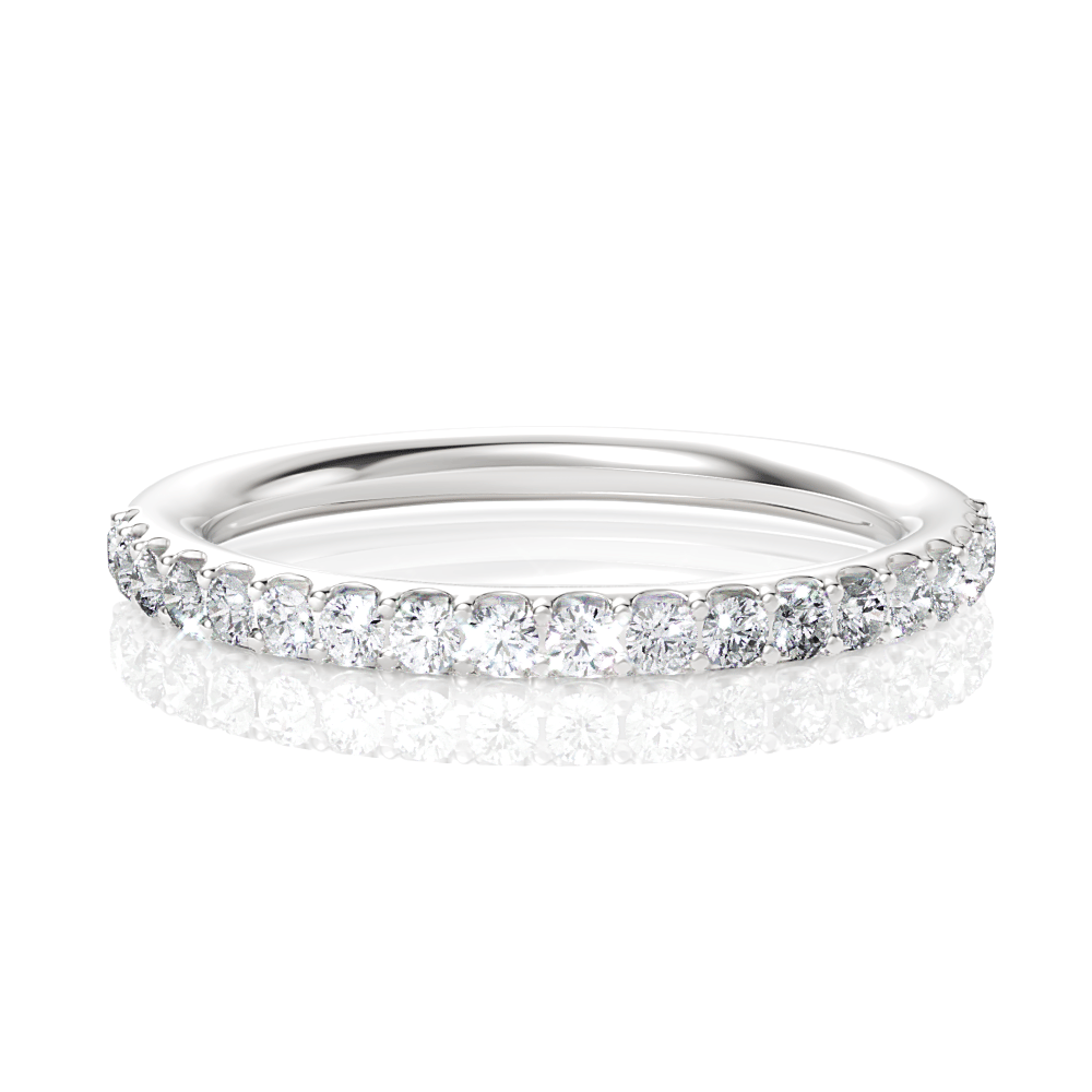 Women's 0.32 CTW Classic French Set Diamond Wedding Ring