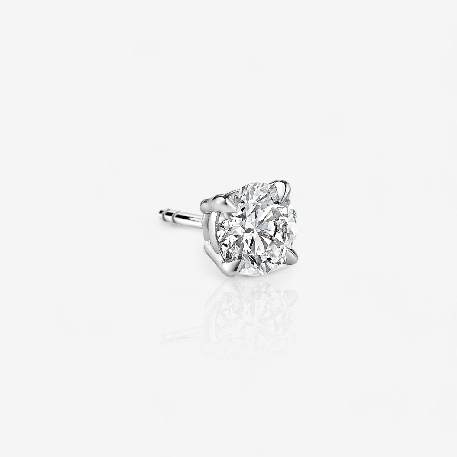 Single Lab Grown Diamond Stud Earring
