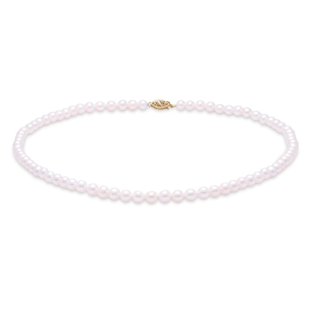 14kt Gold 5.5-6mm Freshwater Pearl Necklace - 16"