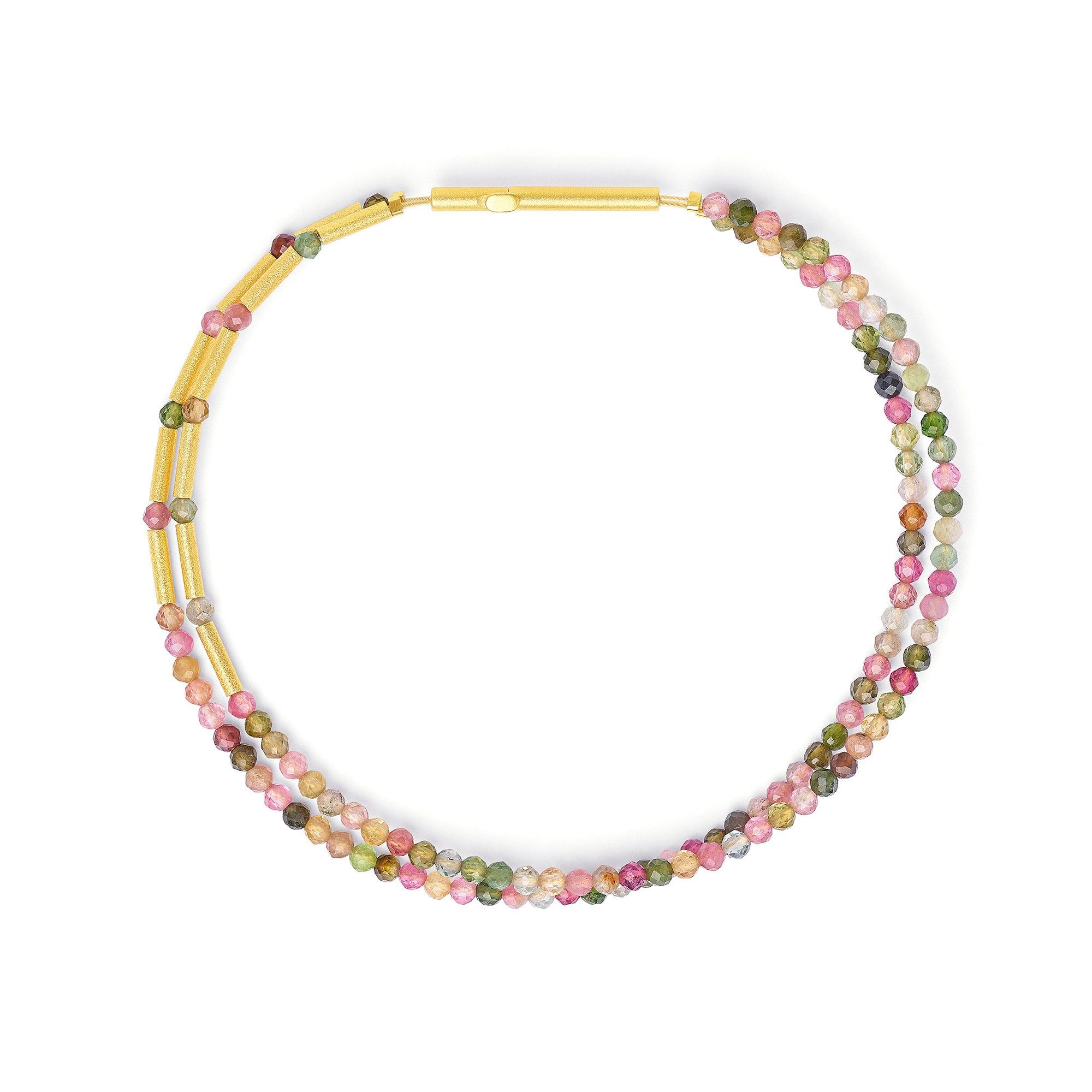 Bernd Wolf 24kt Gold Plated Clini Tourmaline Bracelet