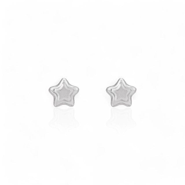 Sterling Silver Children's Star Stud Earrings