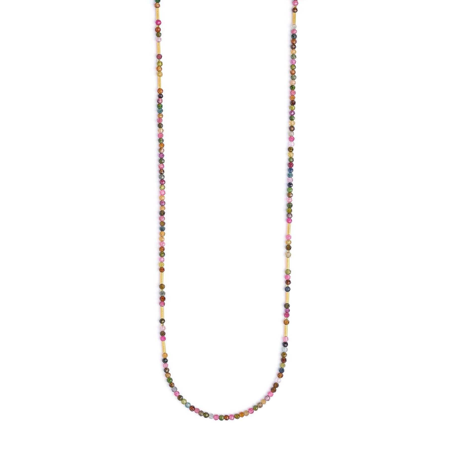 Bernd Wolf 24kt Gold Plated Convertible Landeolon Tourmaline Necklace