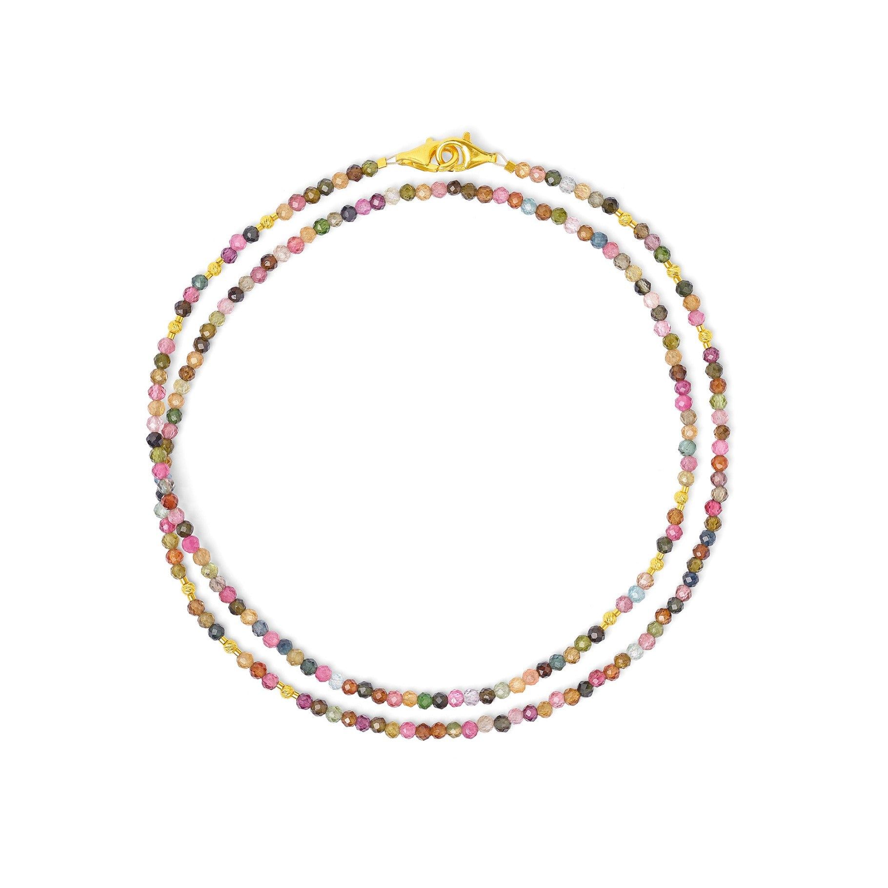 Bernd Wolf 24kt Gold Plated Indilan Tourmaline Necklace