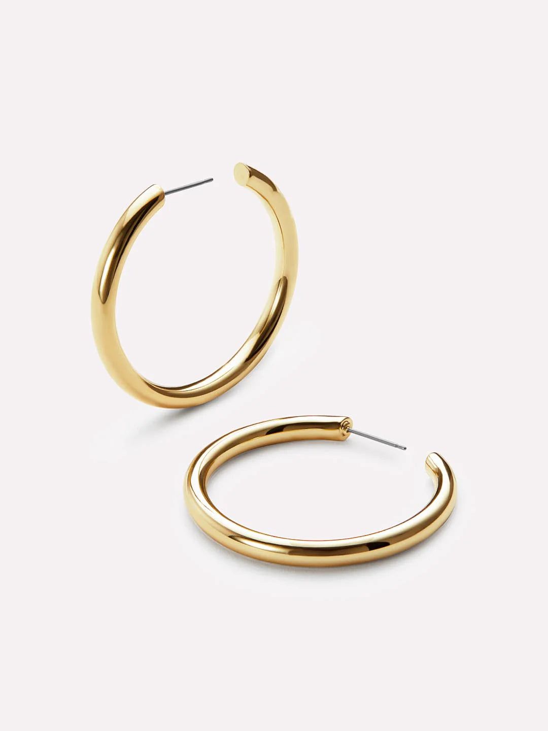 Ana Luisa Tia Medium Gold Hoop Earrings