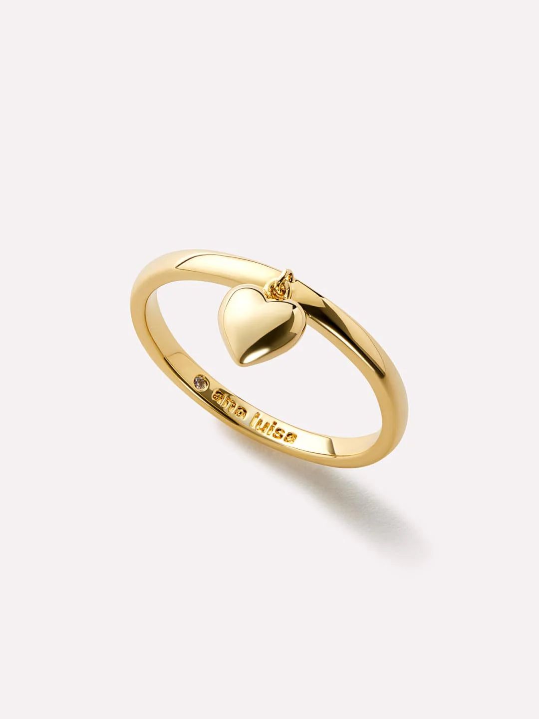 Ana Luisa Leia Heart Ring