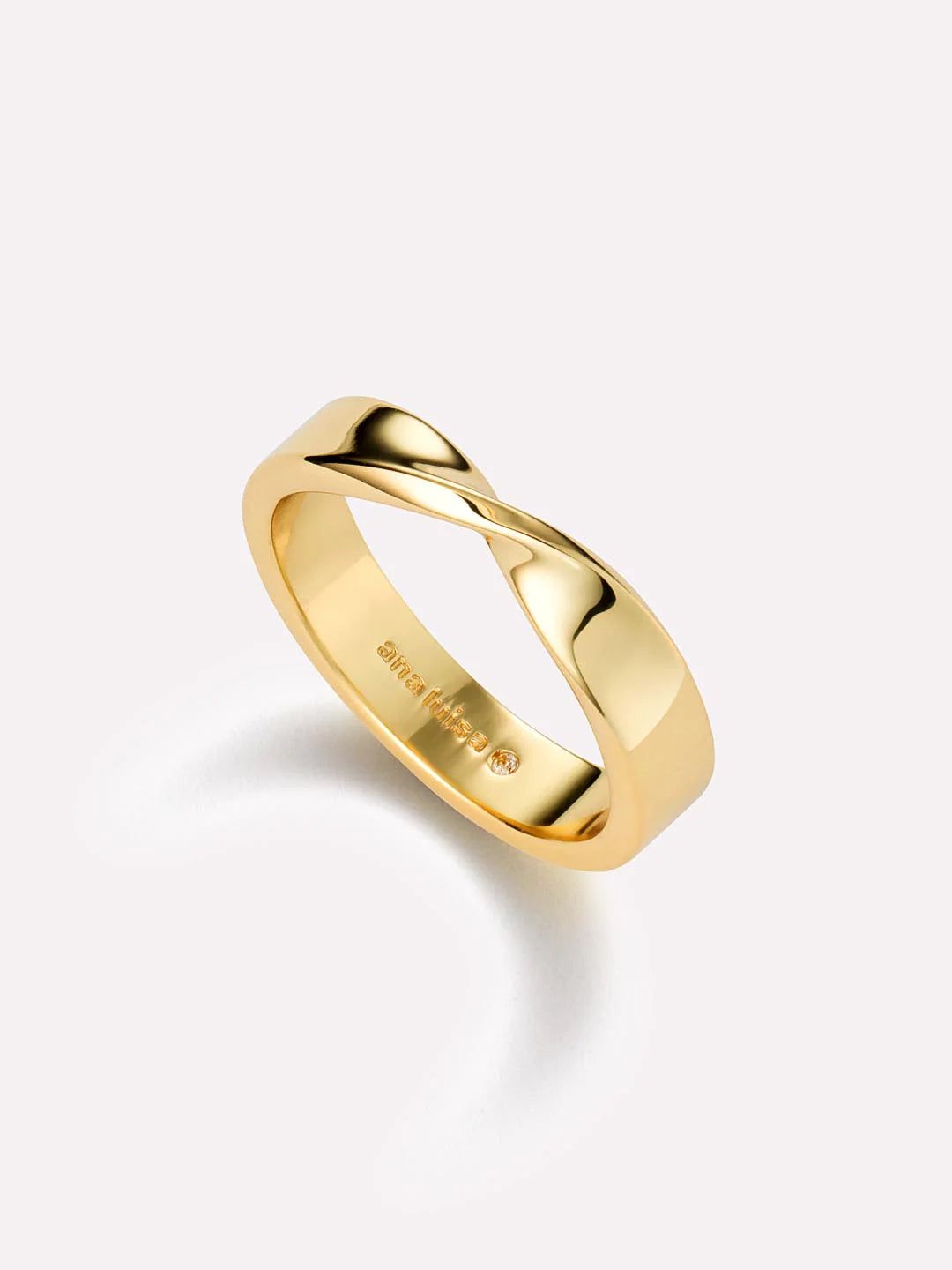 Ana Luisa Eliora Gold Band Ring