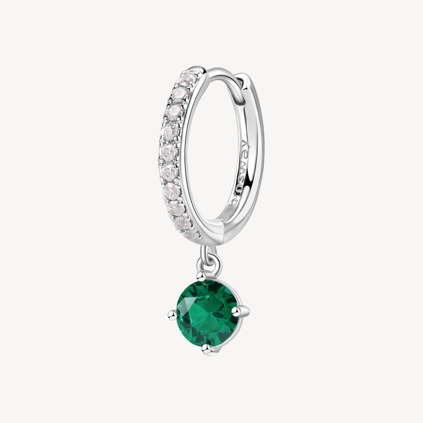 Brosway Italia Huggie Earring Fancy Emerald