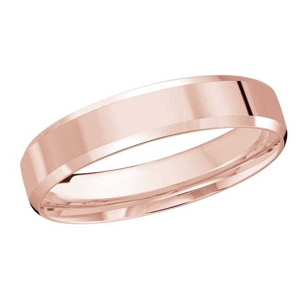 Men's 4-8mm Beveled Edge Wedding Ring