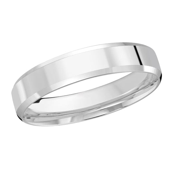 Men's 4-8mm Beveled Edge Wedding Ring