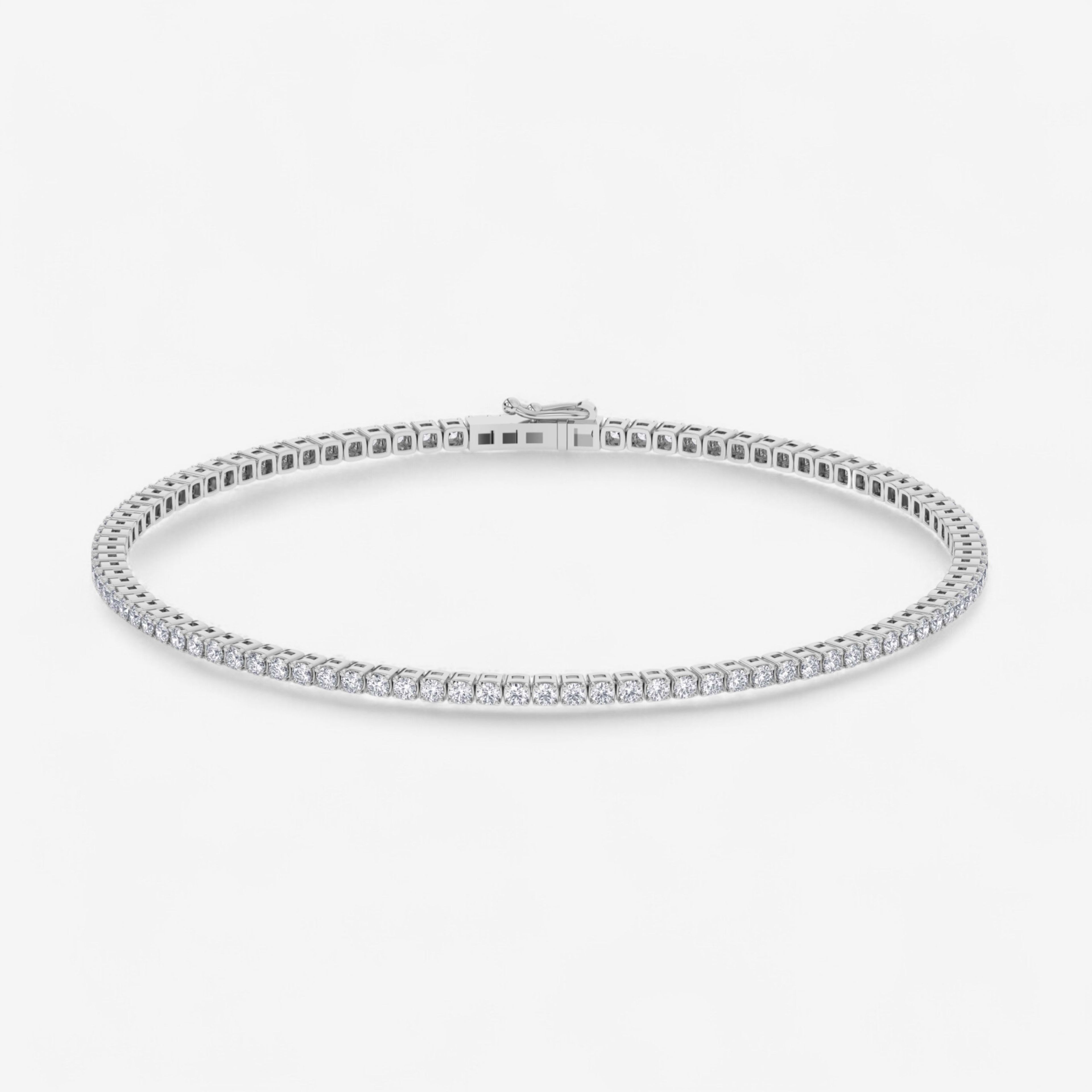 Petite Lightweight Lab-Grown Diamond Tennis Bracelet