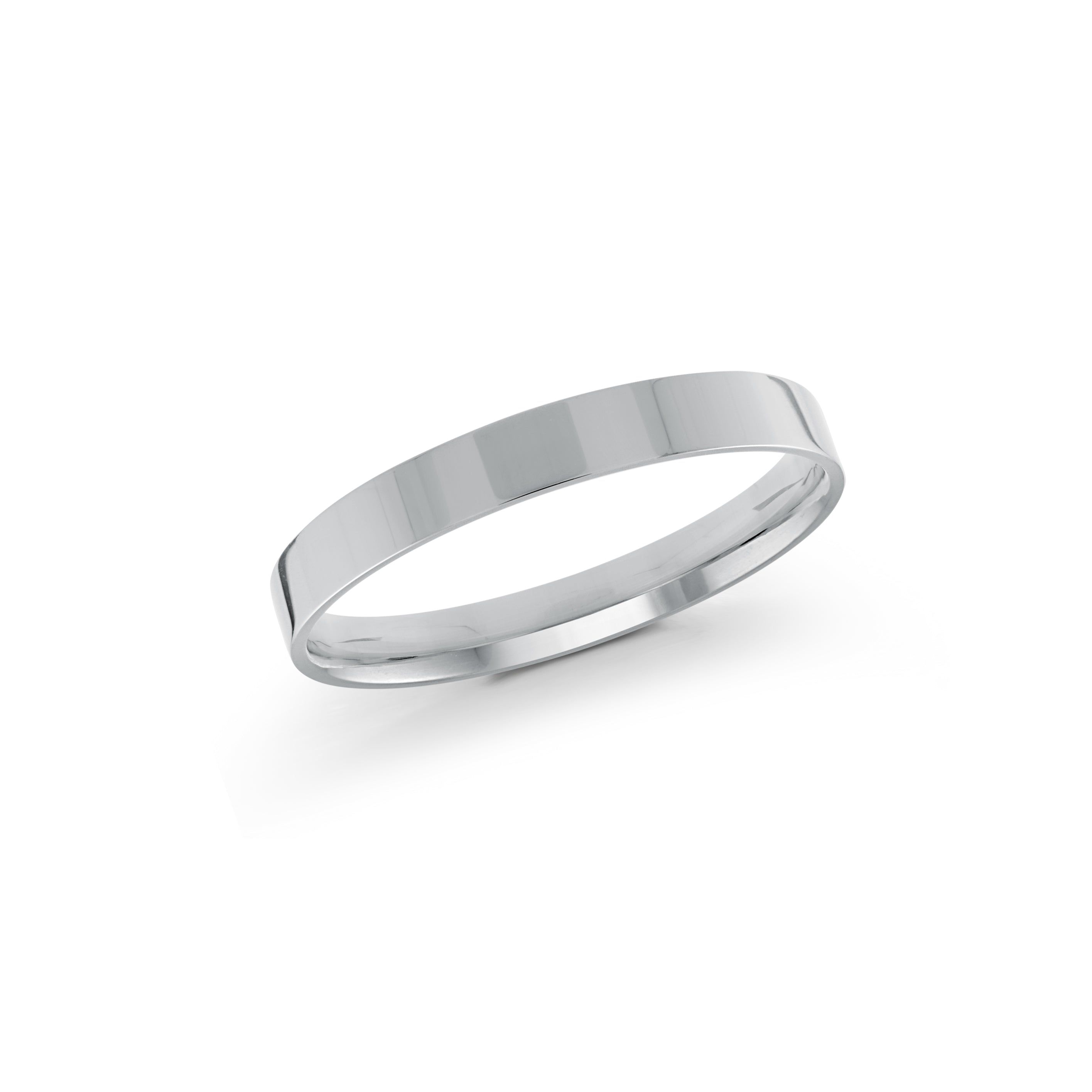 Men's 2-6mm Classic Square Edged Polished Wedding Ring