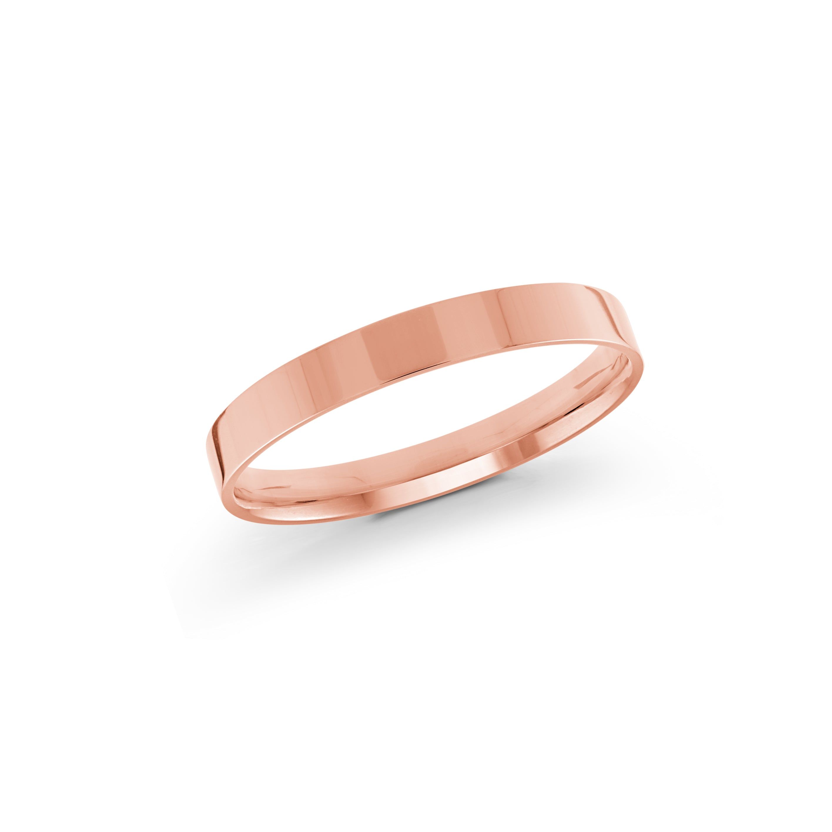 Men's 2-6mm Classic Square Edged Polished Wedding Ring