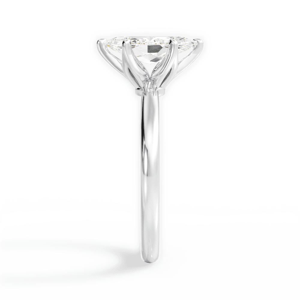 14kt White Gold/18kt White Gold/Platinum/marquise/perspective