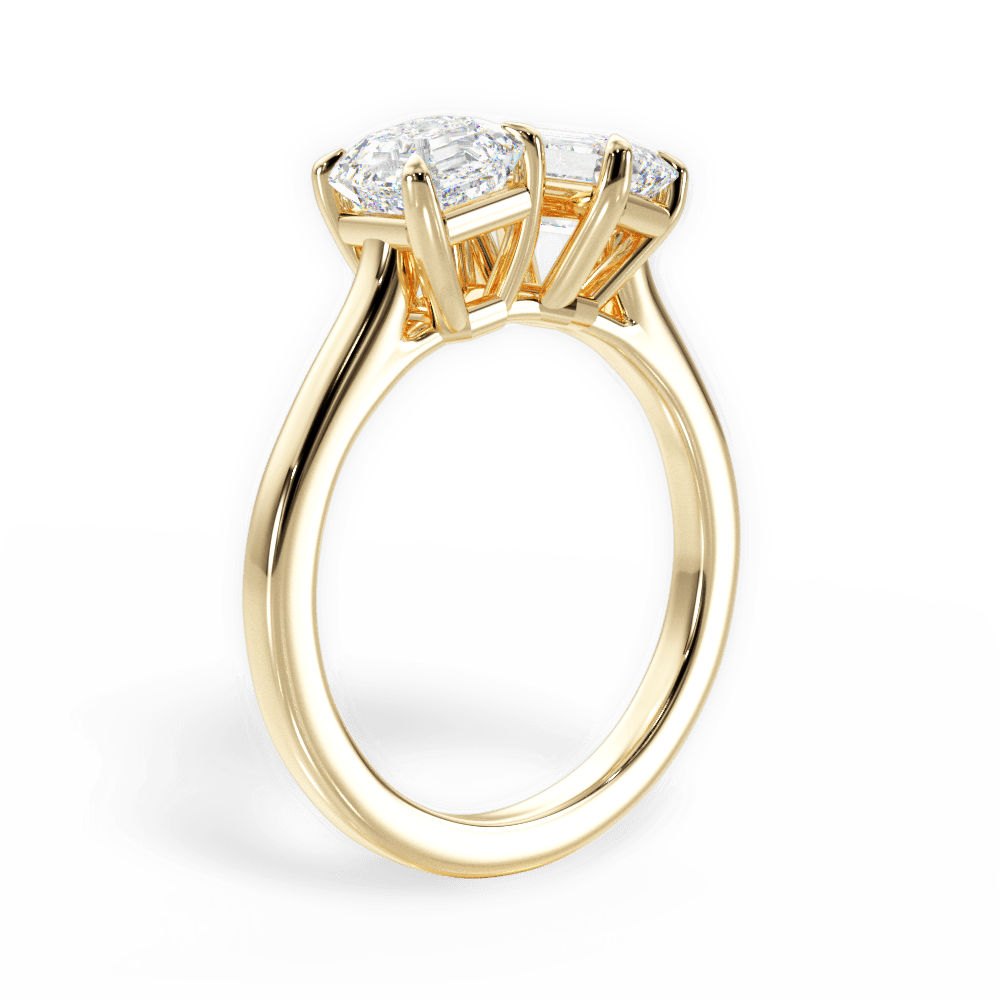 14kt Yellow Gold/18kt Yellow Gold/emerald/front