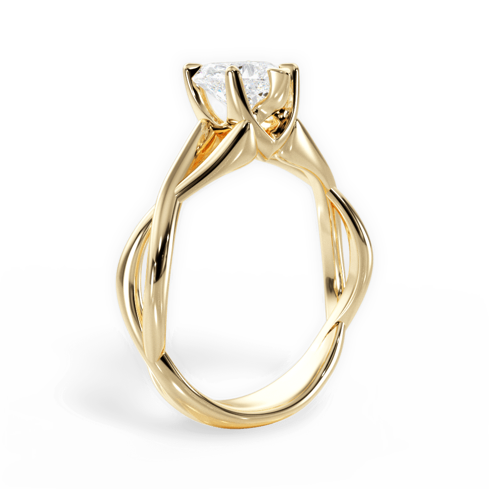 14kt Yellow Gold/18kt Yellow Gold/heart/front