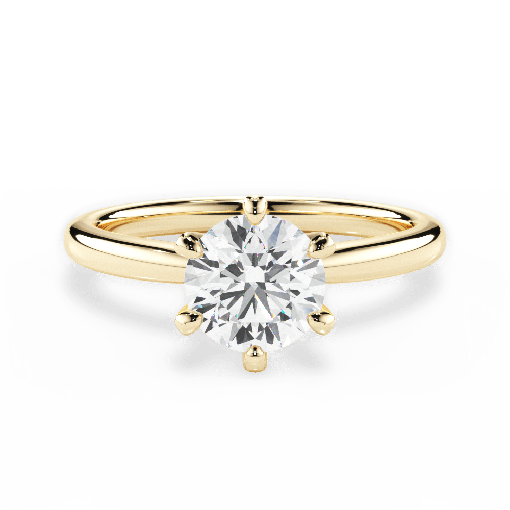 14kt Yellow Gold/18kt Yellow Gold/round/top