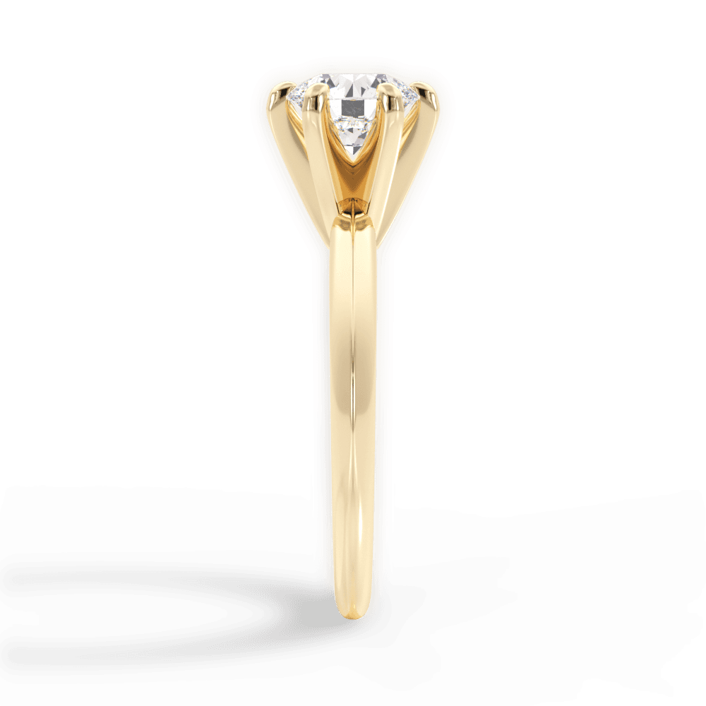 14kt Yellow Gold/18kt Yellow Gold/round/side