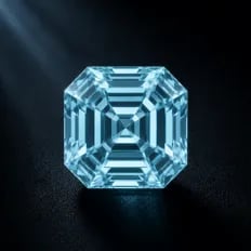 asscher cut gemstone