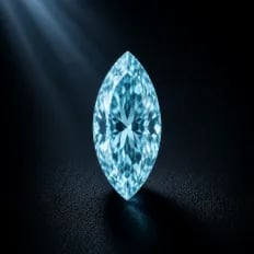 marquise cut gemstone