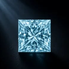 princess cut gemstone