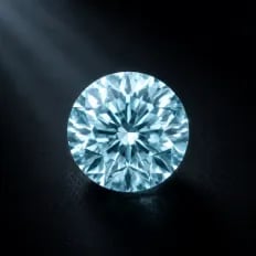 round cut gemstone