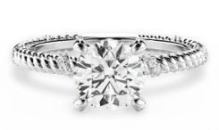 Sidestone Engagement Rings