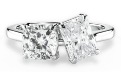 Toi et Moi Engagement Rings