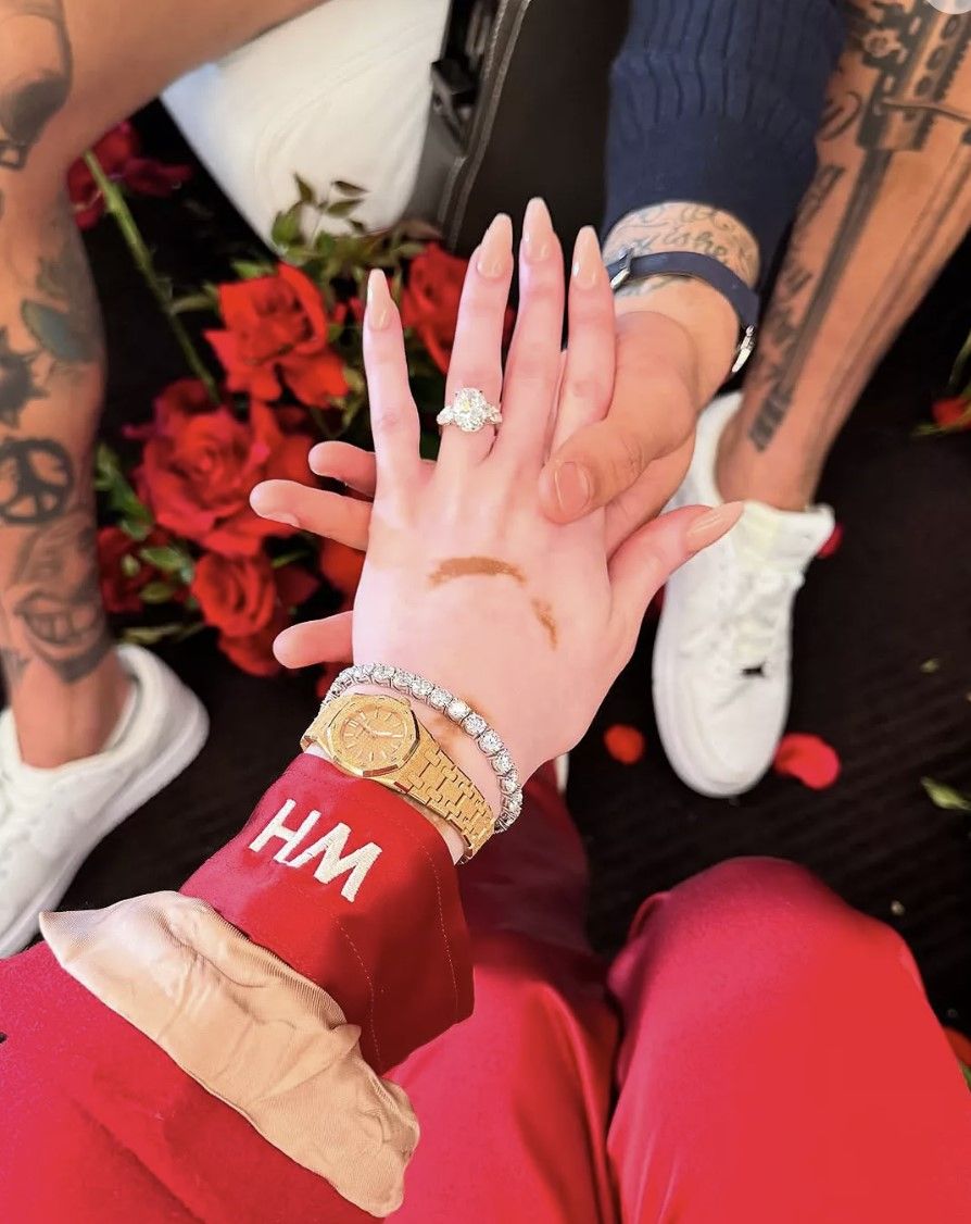 Winnie Harlow is Making Three-Stone Engagement Rings Cool Again 