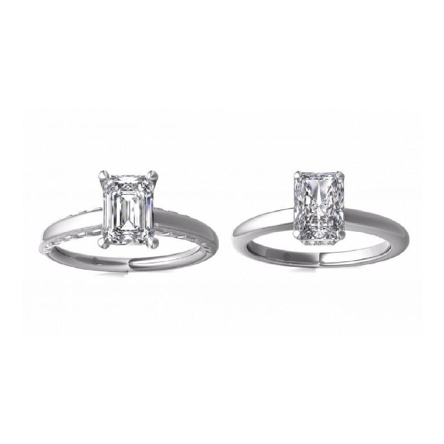 emerald cut diamonds vs radiant cut diamonds