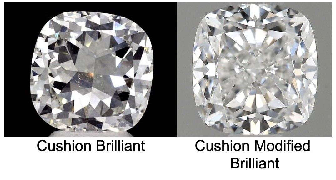 cushion brilliant vs cushion modified brilliant