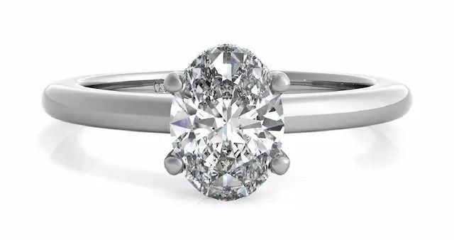 oval cut engagement ring