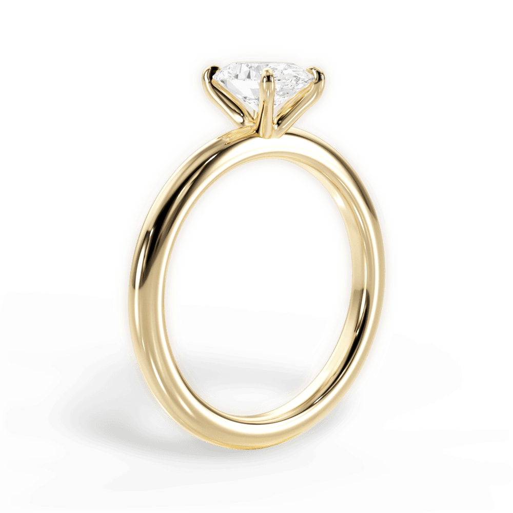 14kt Yellow Gold/18kt Yellow Gold/oval/front
