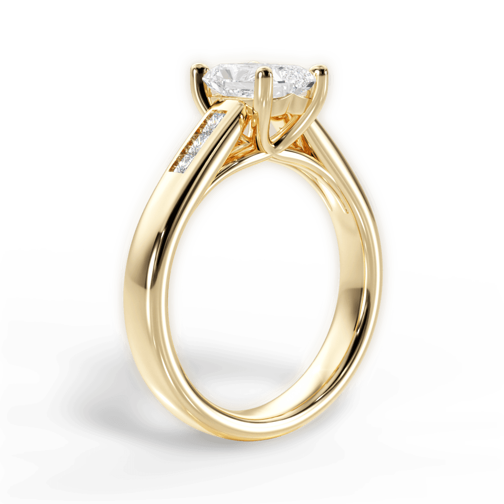 14kt Yellow Gold/18kt Yellow Gold/radiant/front