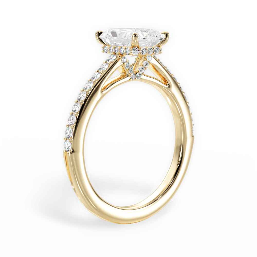 14kt Yellow Gold/18kt Yellow Gold/radiant/front