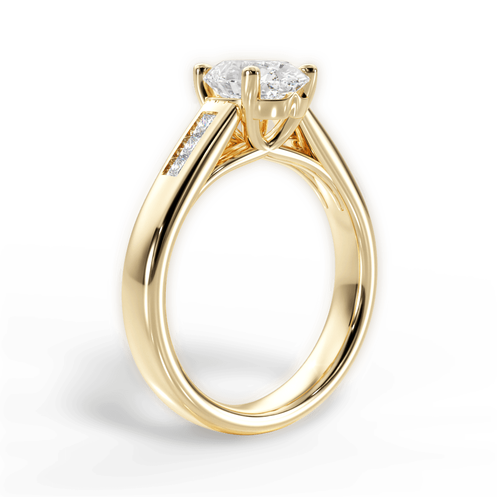 14kt Yellow Gold/18kt Yellow Gold/oval/front
