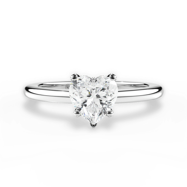 14kt White Gold/18kt White Gold/Platinum/heart/top sku 1HZ1341