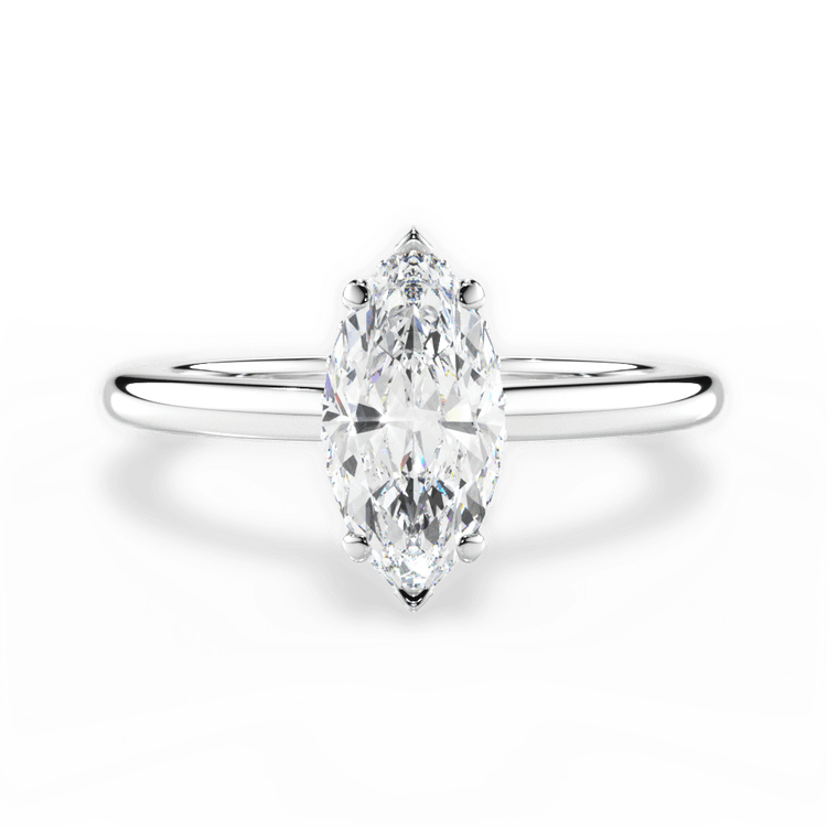 14kt White Gold/18kt White Gold/Platinum/marquise/top sku 1MZ1341