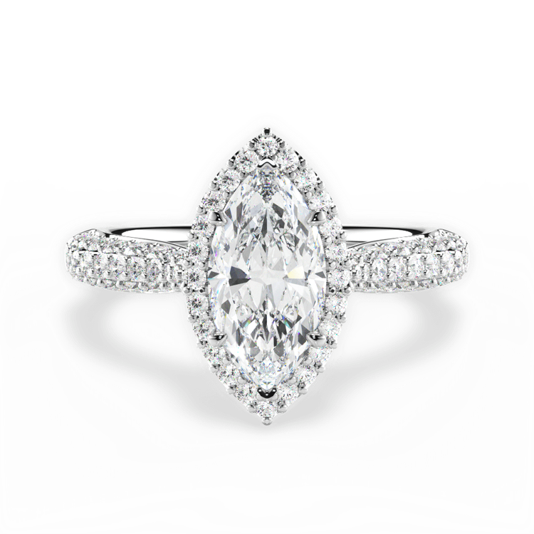 14kt White Gold/18kt White Gold/Platinum/marquise/top sku 1MZ1349