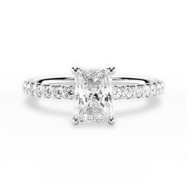 14kt White Gold/18kt White Gold/Platinum/radiant/top sku 1RAZ4753
