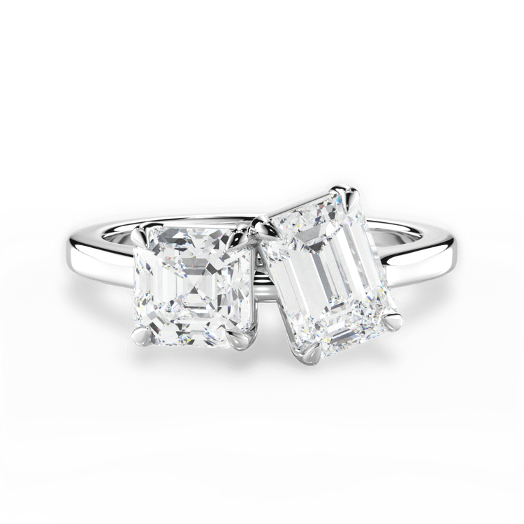14kt White Gold/18kt White Gold/Platinum/emerald/top sku 1ASZ1001ALDEM