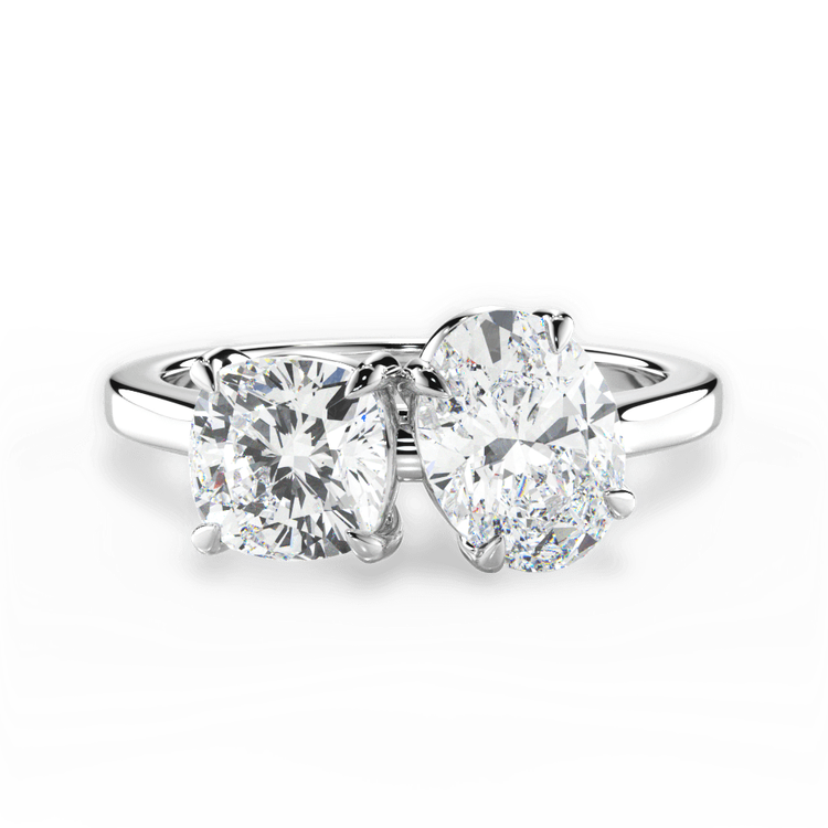 14kt White Gold/18kt White Gold/Platinum/oval/top sku 1CUZ1002AOV