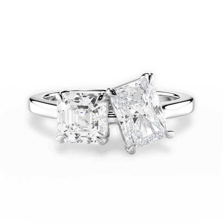 14kt White Gold/18kt White Gold/Platinum/radiant/top sku 1ASZ1001CRA