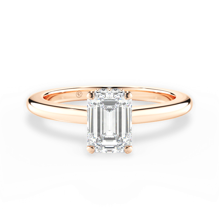 14kt Rose Gold/18kt Rose Gold/emerald/top sku 1ECZ1341
