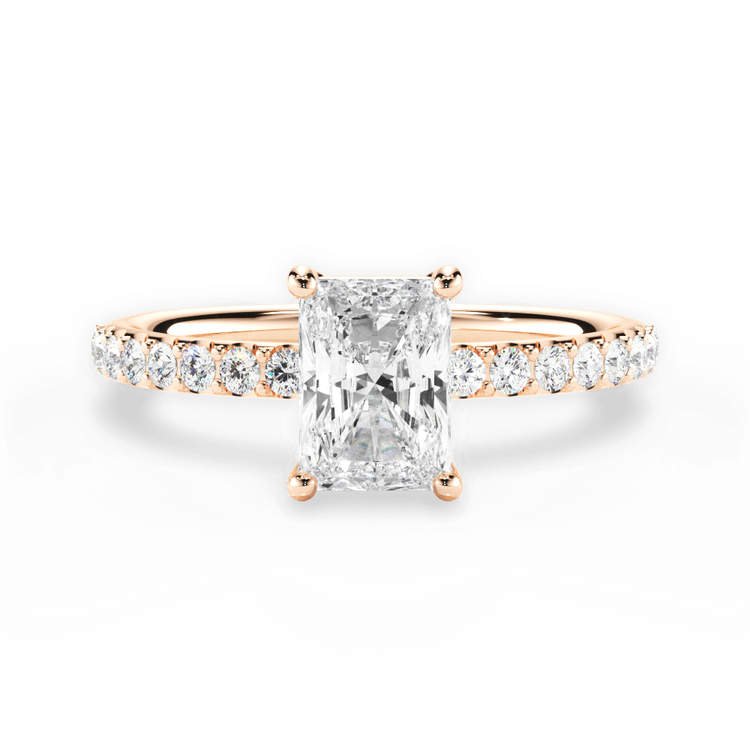 14kt Rose Gold/18kt Rose Gold/radiant/top sku 1RAZ4753