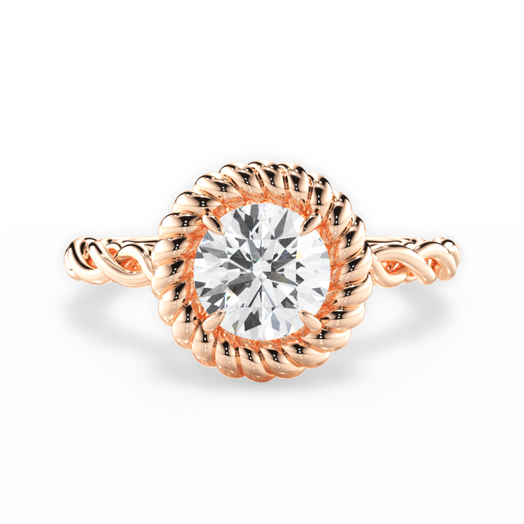 14kt Rose Gold/18kt Rose Gold/round/top sku 1RZ4766