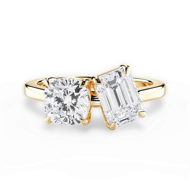 14kt Yellow Gold/18kt Yellow Gold/emerald/top sku 1CUZ1002CLDEM