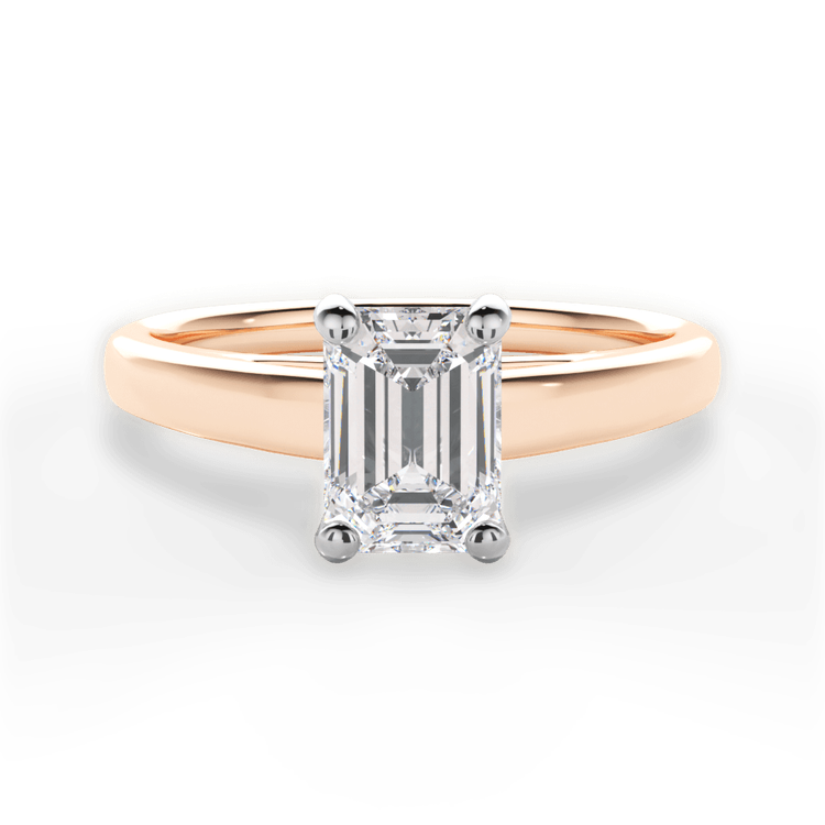 14kt Rose Gold/18kt Rose Gold/emerald/top sku 1ECZ7231